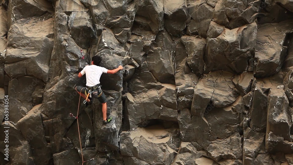 Experience the thrill of rock climbing on a perfectly vertical wall,pushing your limits and conquering new heights. Experience the thrill of rock climbing on a perfectly vertical wall,pushing your limits and conquering new heights.