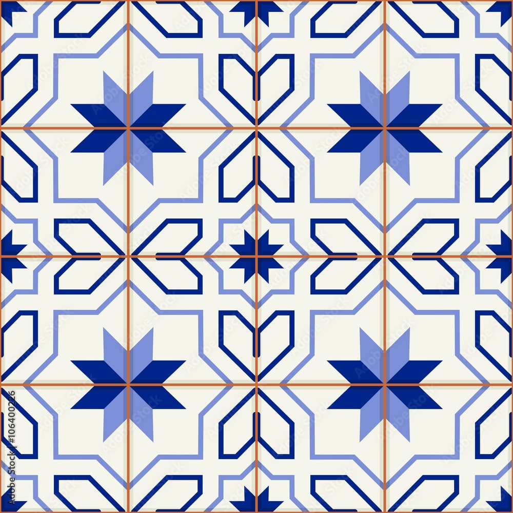 Gorgeous seamless pattern white Turkish, Moroccan, Portuguese tiles, Azulejo, Arabic ornament. Islamic art. Can be used for wallpaper, pattern fills, web page background,surface textures. Gorgeous seamless pattern white Turkish, Moroccan, Portuguese tiles, Azulejo, Arabic ornament. Islamic art. Can be used for wallpaper, pattern fills, web page background,surface textures.