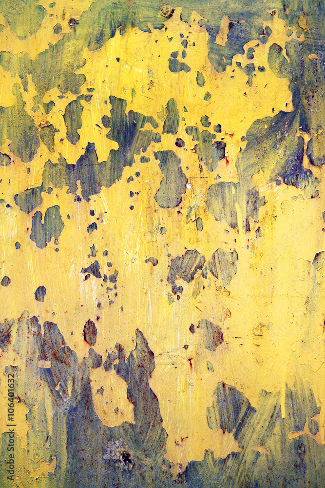 Scratched rusty yellow metal texture Scratched rusty yellow metal texture