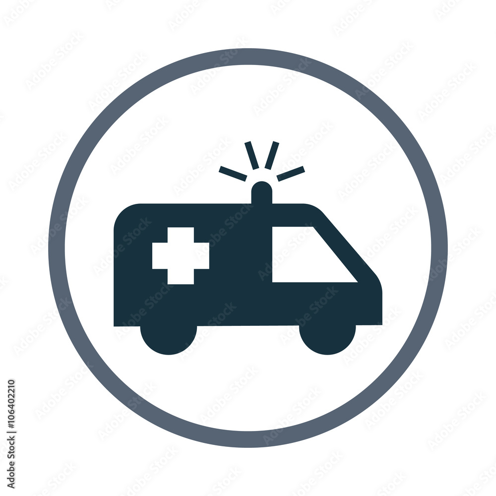 Emergency car icon