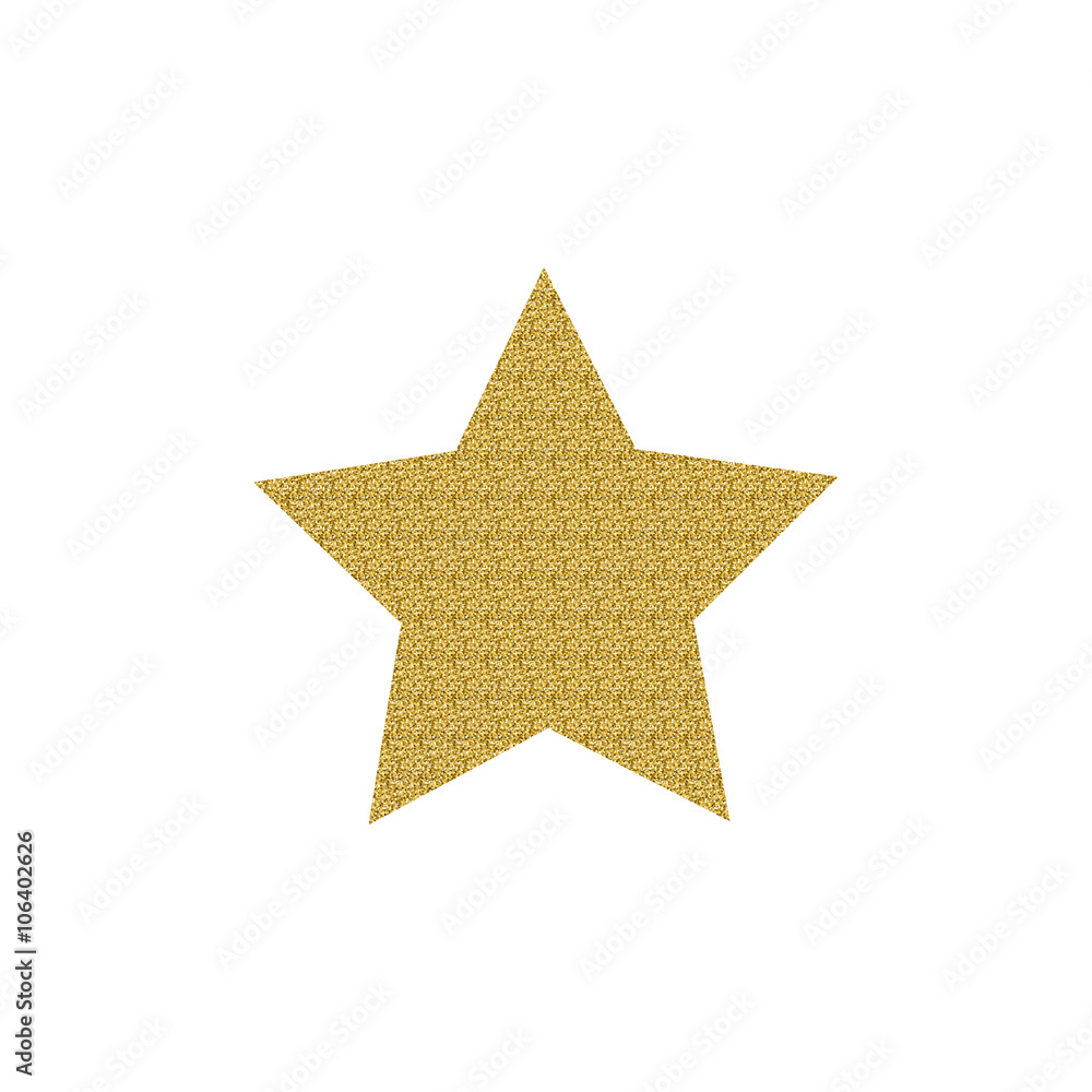 Obraz premium gold star icon