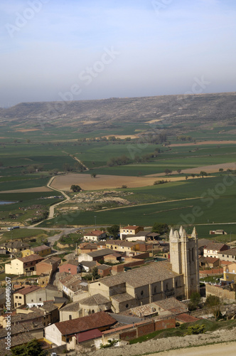 Wallpaper Mural View of Castrojeriz, Burgos province, Spain Torontodigital.ca