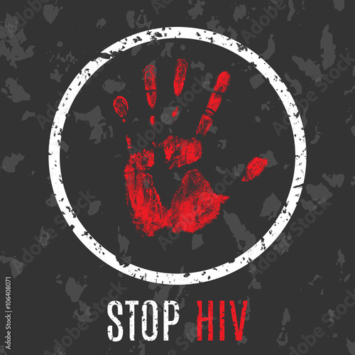 Stop hiv sign
