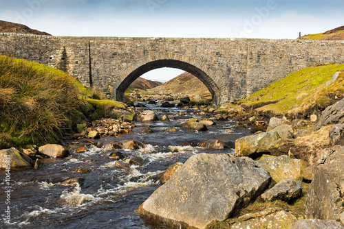 Billede på lærred Surrender bridge over Old Gang Beck, Swaledale in the Yorkshire Dales National P