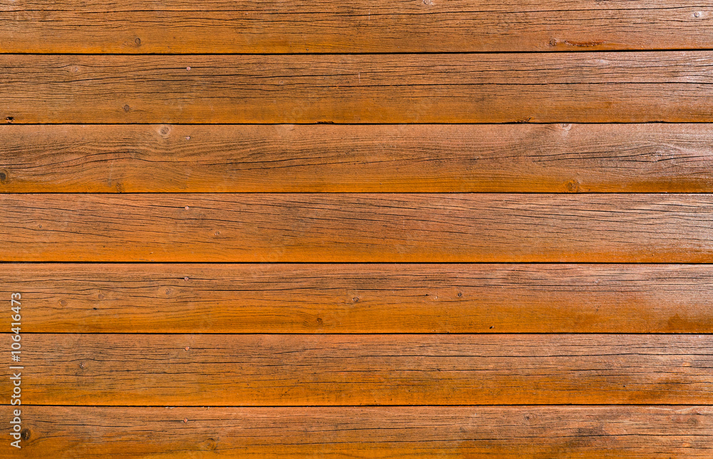 Fototapeta premium Mittelbraune Holzlatten
