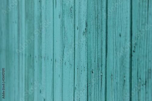 Старые деревянные стены и пол, светло зеленый текстурированный деревянный фон
