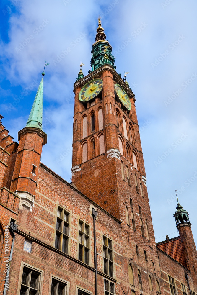 Fototapeta premium Ratusz - Miasto Gdańsk