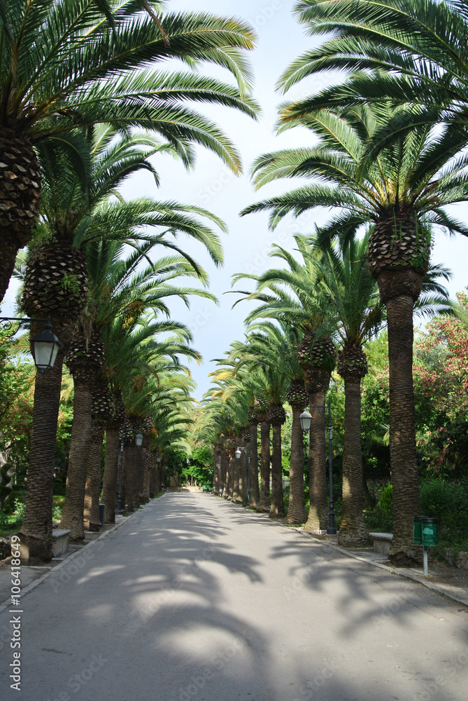 Obraz premium Sicile, Parc municipal de Raguse