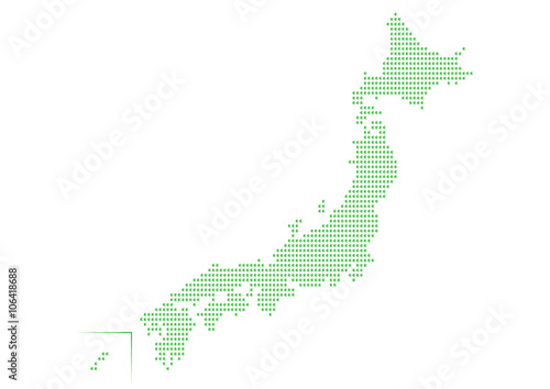 日本地図 ドット イラスト グリーン グラデーション Stock Vector Adobe Stock 日本地図 ドット イラスト グリーン グラデーション Stock Vector Adobe Stock