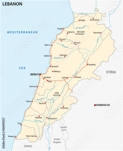 lebanon road map