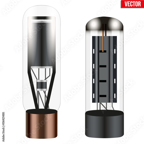 Vector Electronic vacuum tube