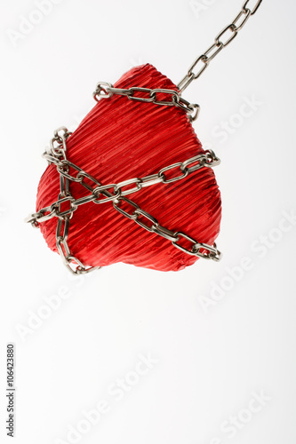 Fototapet Heart in Chain