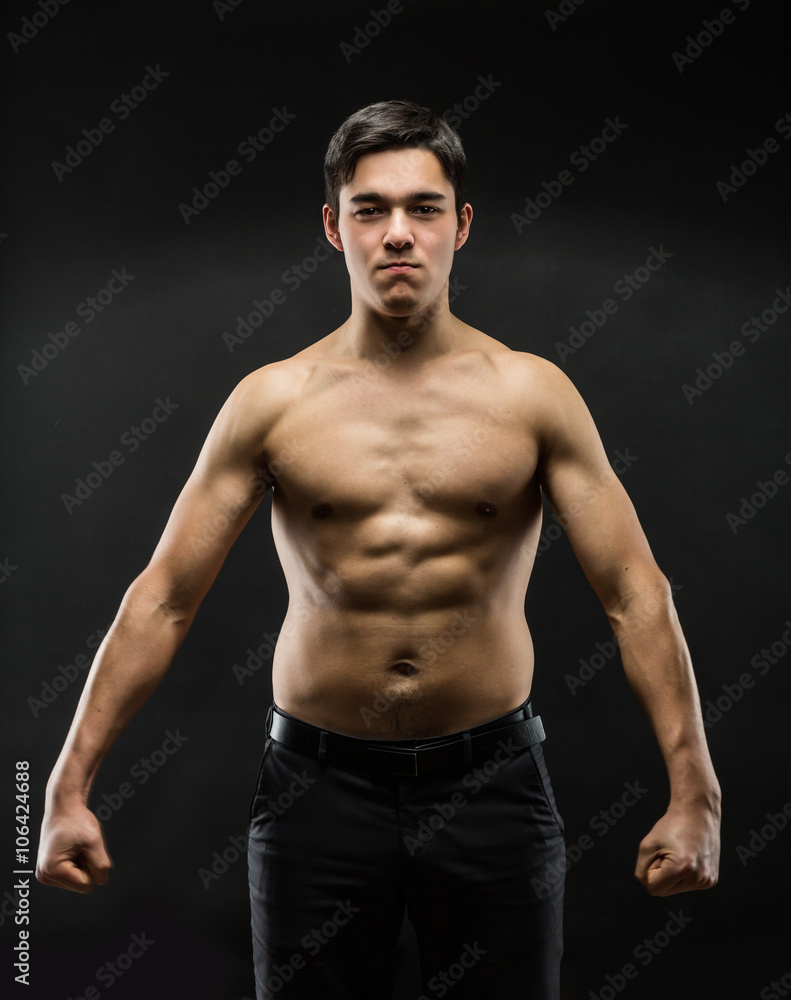 Fototapeta premium Sportsman in the gym