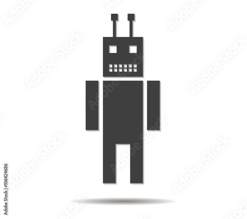android double shadow icon vector