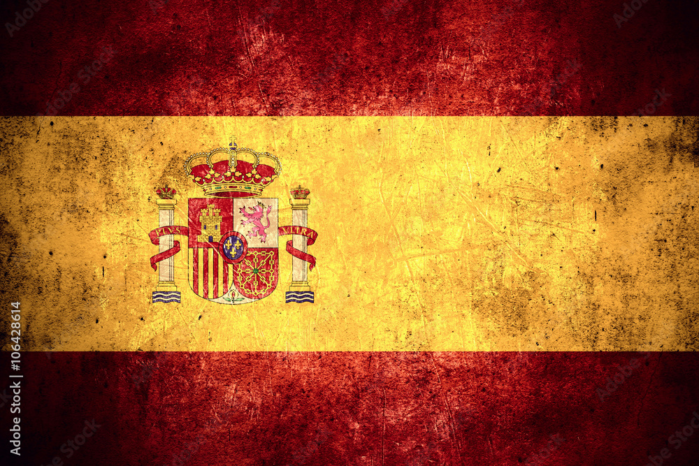 flag of Spain - obrazy, fototapety, plakaty 