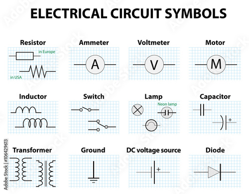 Common circuit diagram symbols