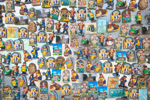 collection of Azerbaijan fridge magnets