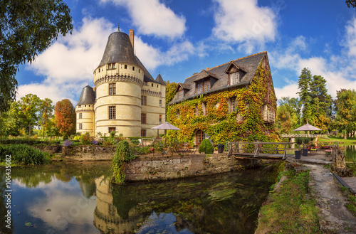 Obraz na płótnie Chateau de L’Islette. France. Chateau of the Loire Valley. w salonie