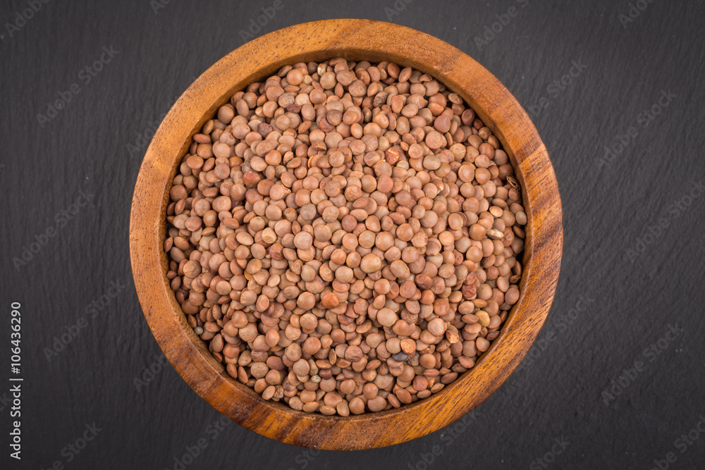 Lentils Isolated on White Background Lentils Isolated on White Background