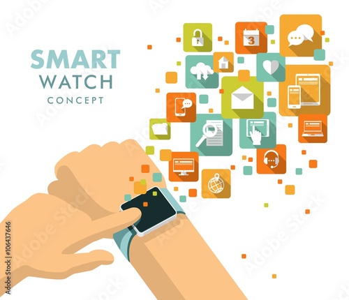 Smart watch using concept