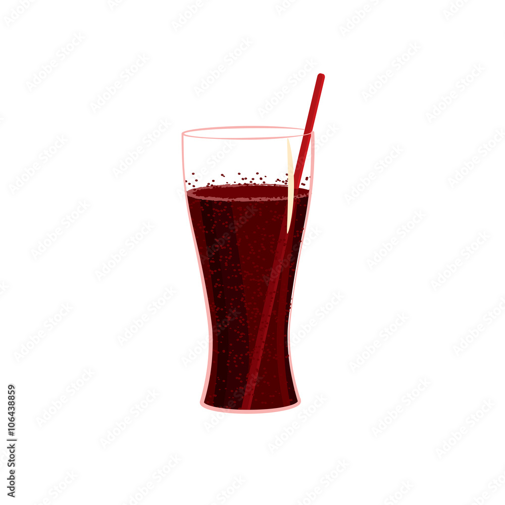 Soda icon. Soda vector illustration. Soda isolated background