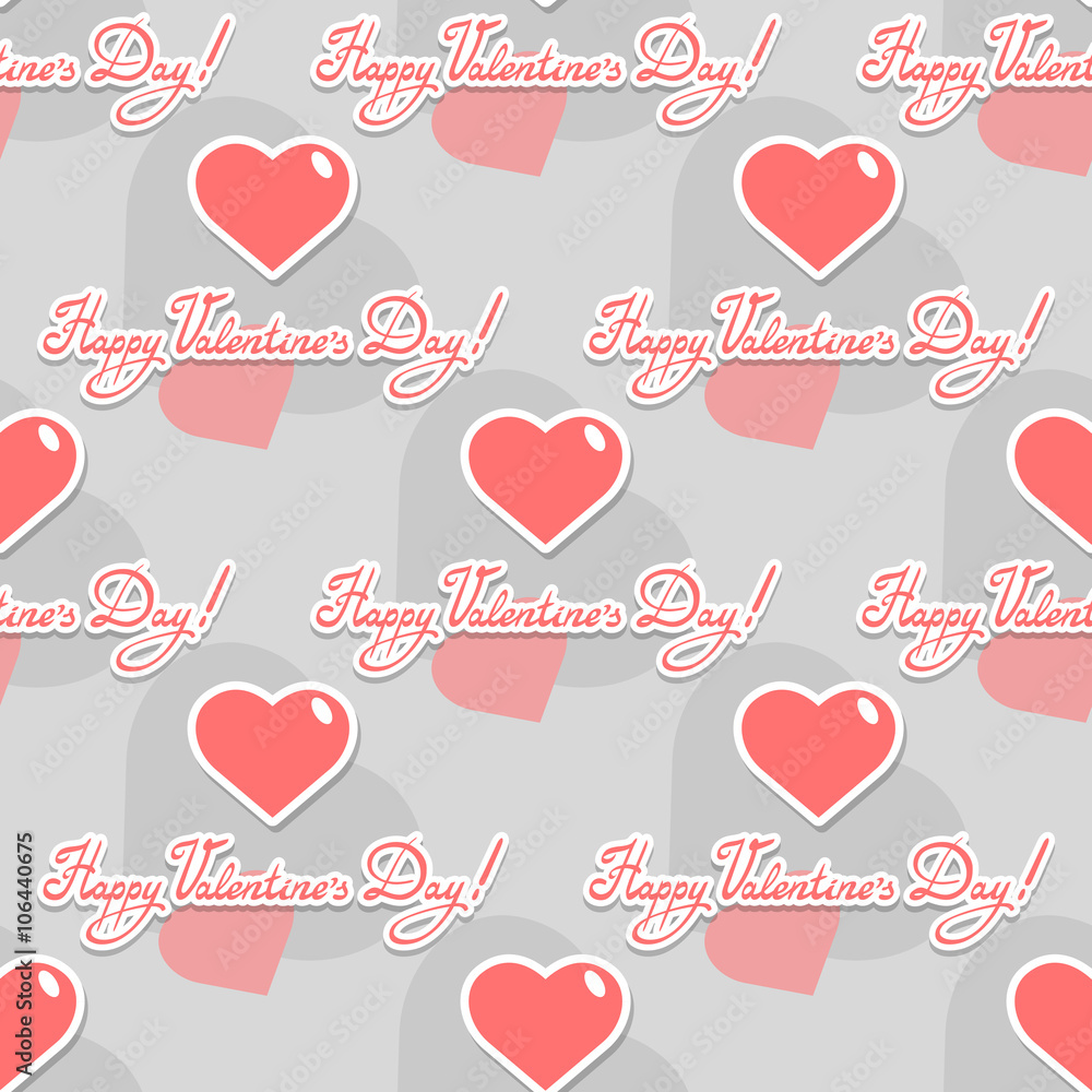 Hearts seamless pattern