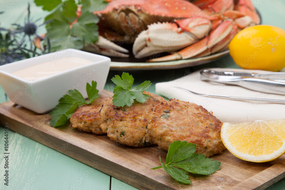 Crab Cakes Appetizer