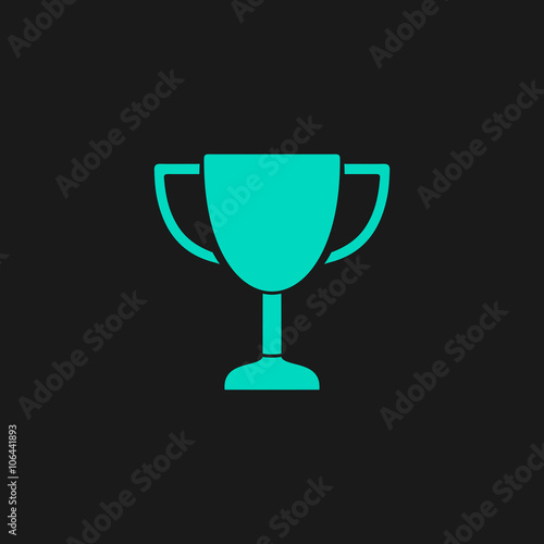 illustration of business and finance icon trophy