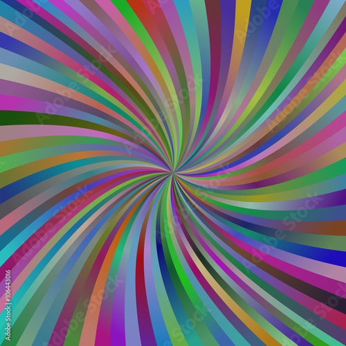 Abstract multicolor spiral design background