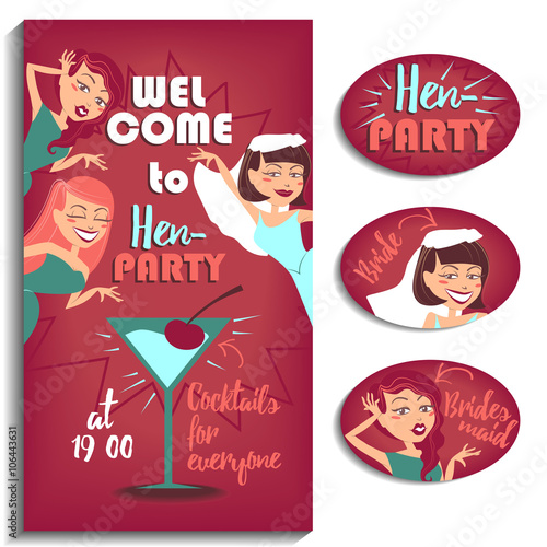 Bachelorette party. Women