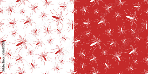 Zika virus graphic design elements.