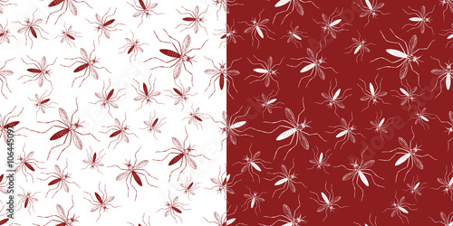 Zika virus graphic design elements.