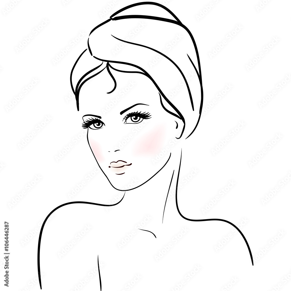Beautiful young woman Beautiful young woman