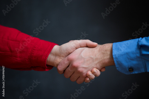 handshake two hands for men and women