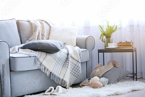 Interior of living room wit...