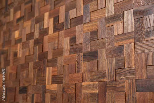 Wooden decorative surface