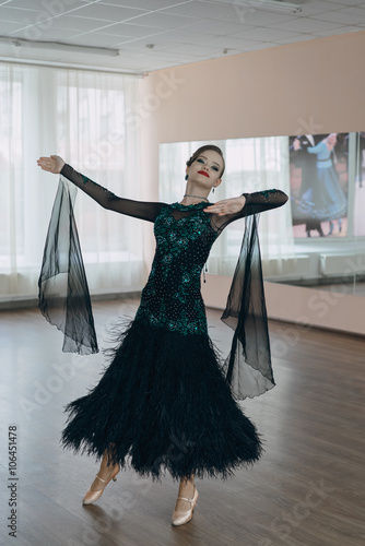 Portrait of a young girl dancer