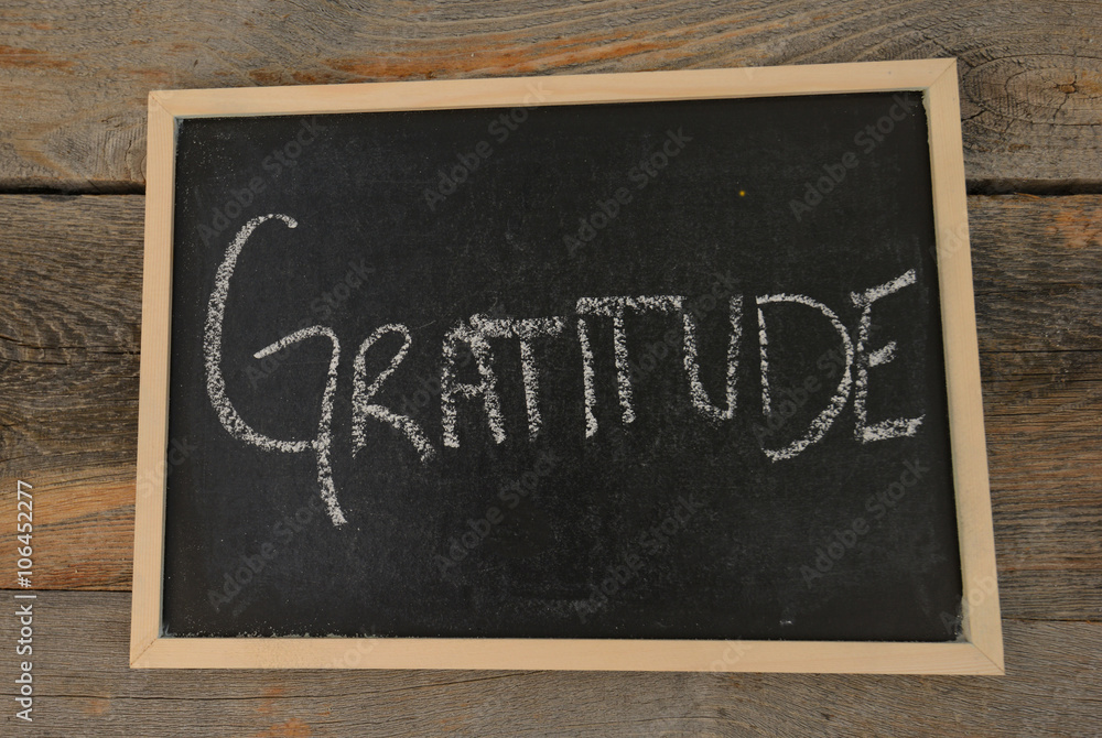 Fototapeta premium Written Gratitue concept