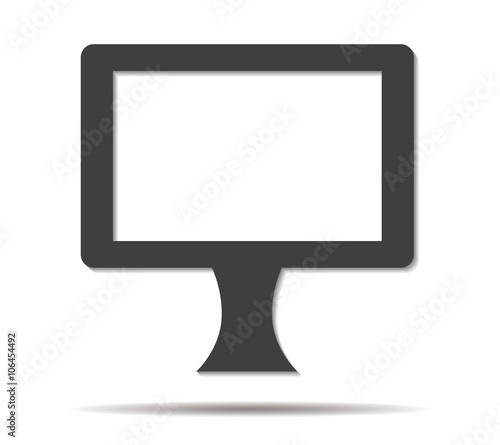 display double shadow icon vector