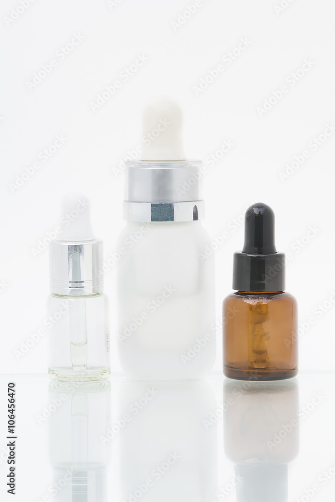 isolated serum bottles isolated serum bottles