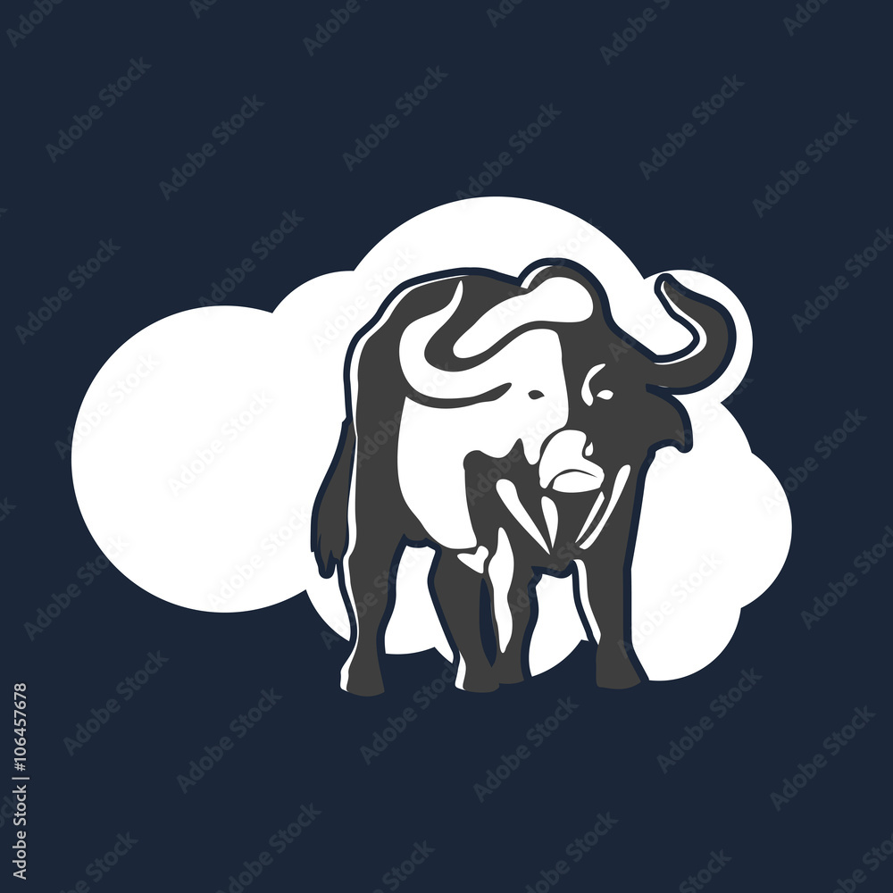 Fototapeta premium Logo Buffalo