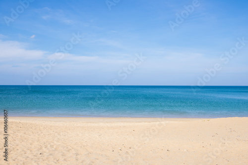 beautiful tropical beach and sea © Sunanta