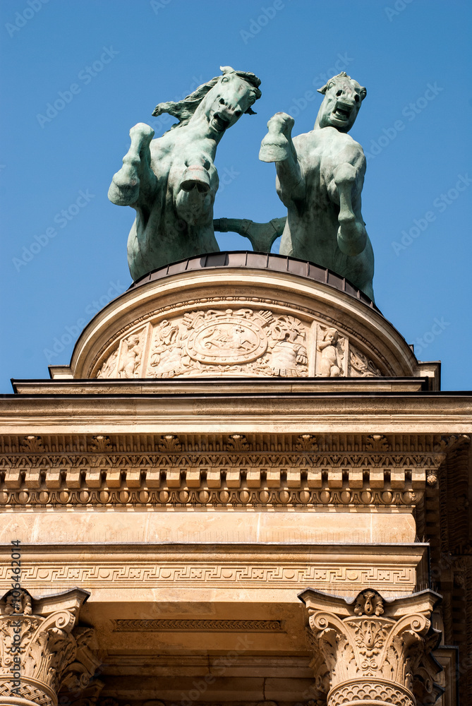 Monument in Budapest, Hungary