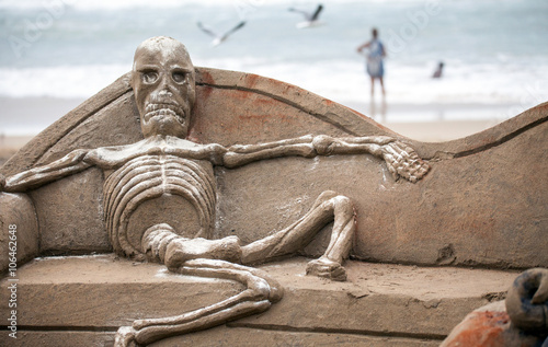 Sandskulpturen in Durban Südafrika