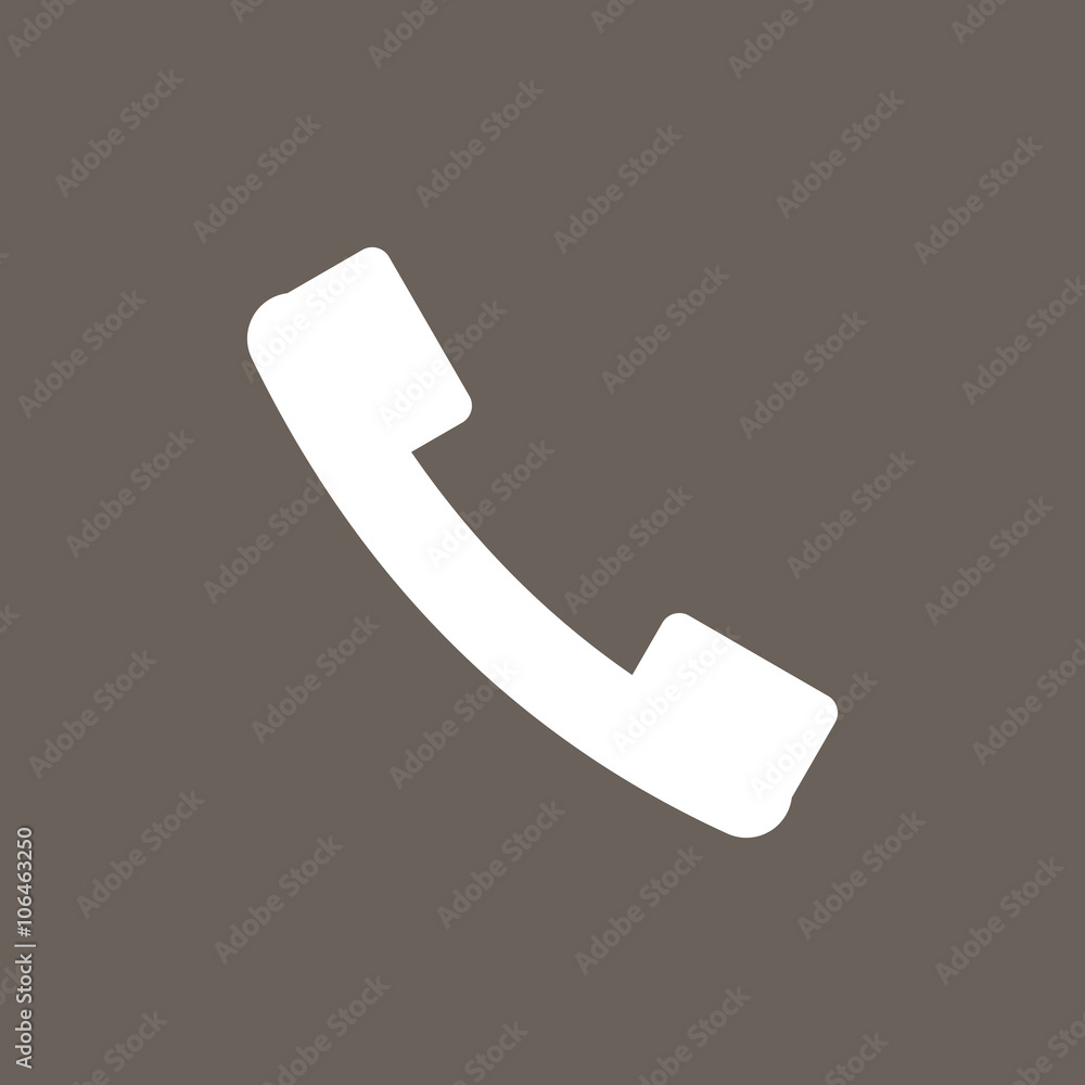 Call Icon on Dark Gray Color. Eps-10. Call Icon on Dark Gray Color. Eps-10.