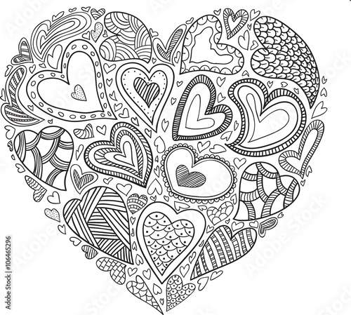 Vector heart simbol.