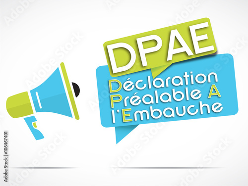 mégaphone : DPAE