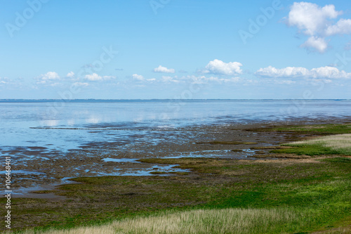 Wadden Sea at fall of tide