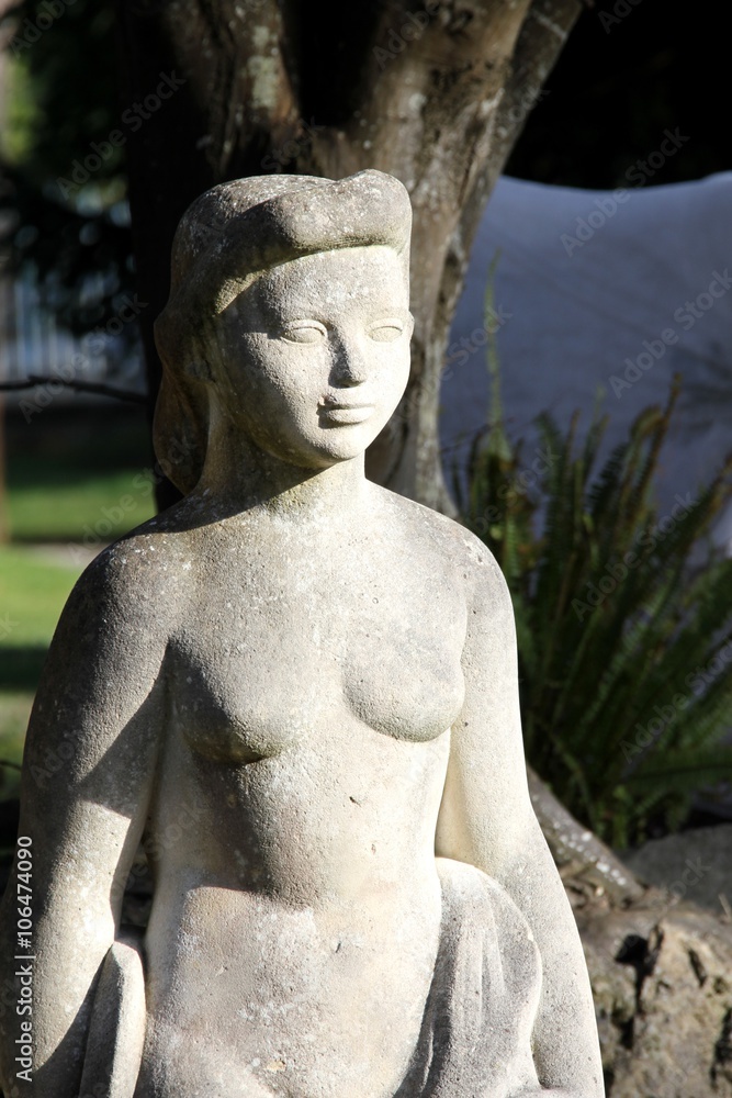 statue de baigneuse, parc mauresque, Arcachon statue de baigneuse, parc mauresque, Arcachon