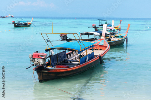 long-tailed boat Koh Lipe Summer Thai